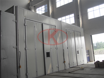 Teflon coating sandblasting room  powder coating room